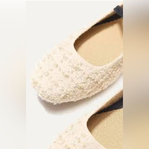 Rothy’s The Max Square Toe Mary Jane ballet Flats in cream. 10.5 - Picture 6 of 17